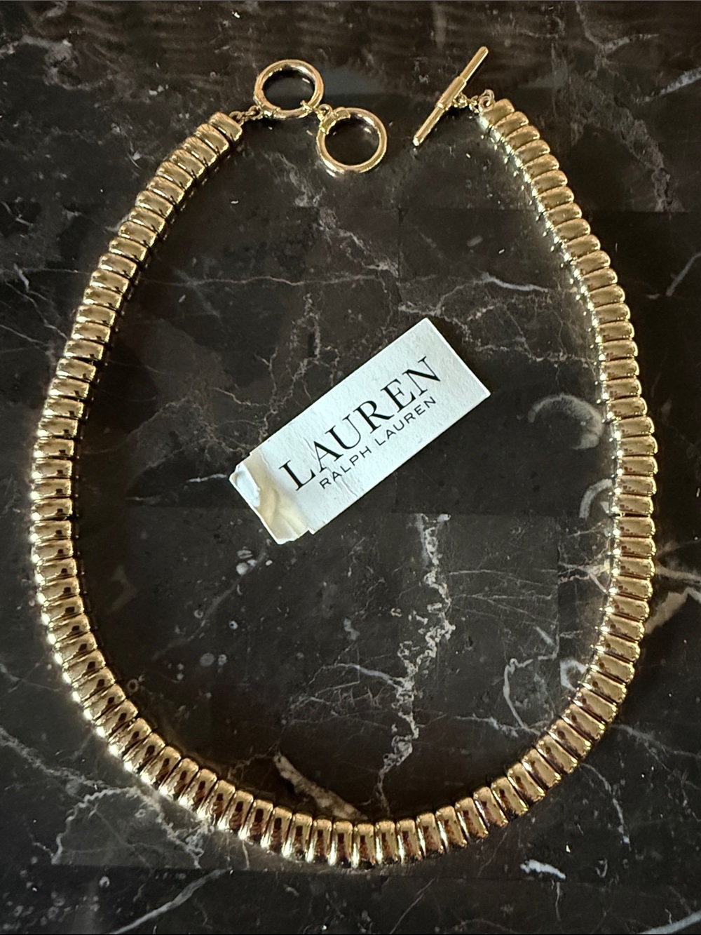 Lauren Ralph Lauren Gold Collar Necklace - NWT!